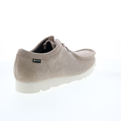 Clarks Wallabee Gore-Tex GTX 26165695 Mens Beige Suede Oxfords Casual Shoes