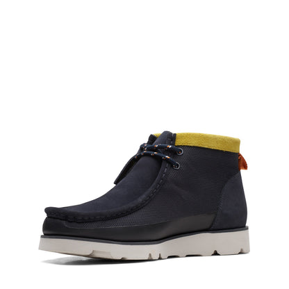 Clarks Wallabee 2.0 Gore-Tex GTX 26167901 Mens Blue Suede Chukkas Boots
