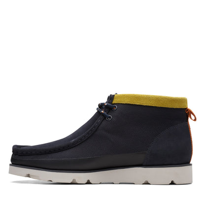 Clarks Wallabee 2.0 Gore-Tex GTX 26167901 Mens Blue Suede Chukkas Boots