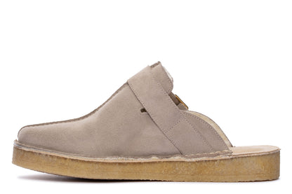 Clarks Trek Mule 26168619 Mens Beige Suede Mules Slippers Shoes