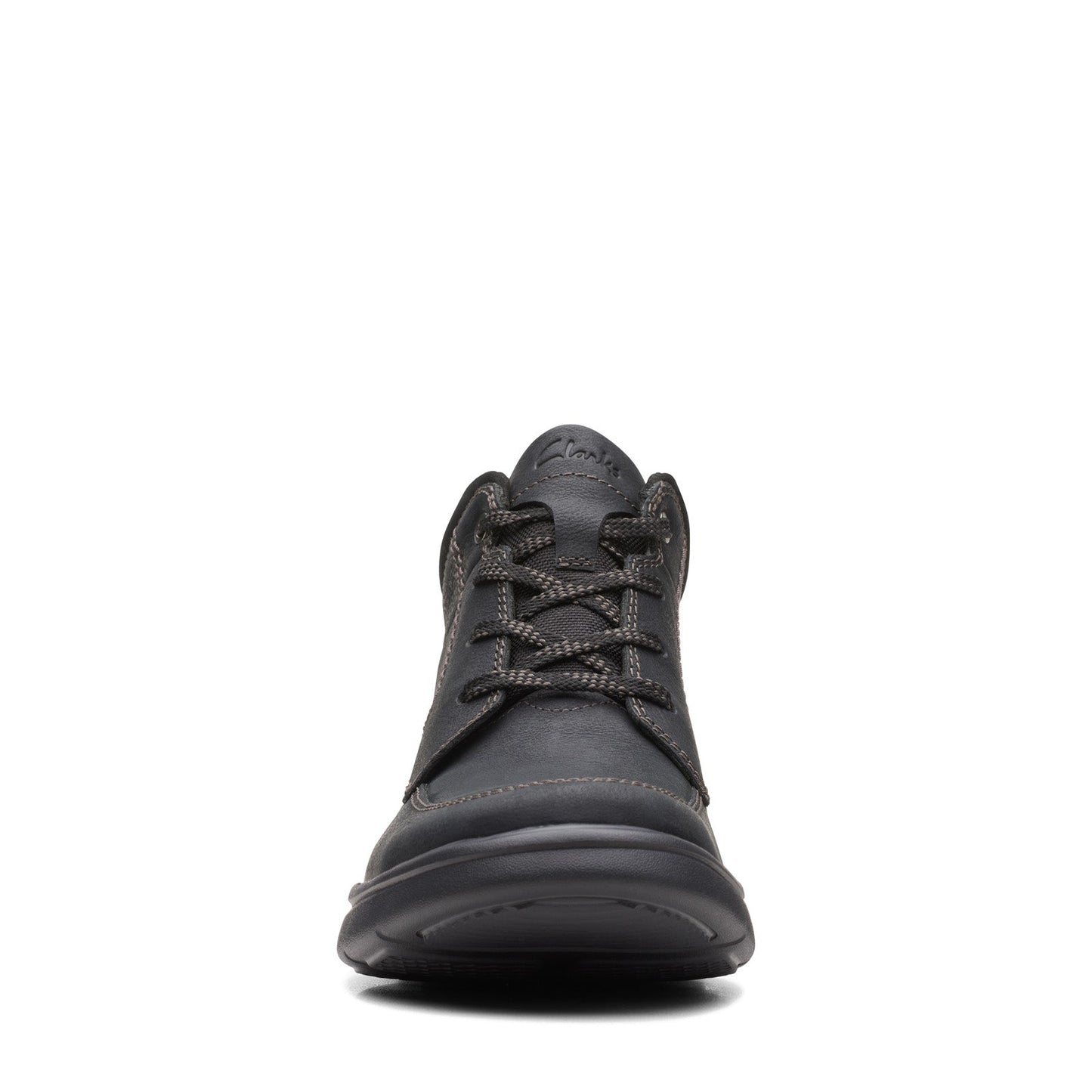 Clarks Bradley Mid 26168659 Mens Black Leather Lace Up Casual Dress Boots