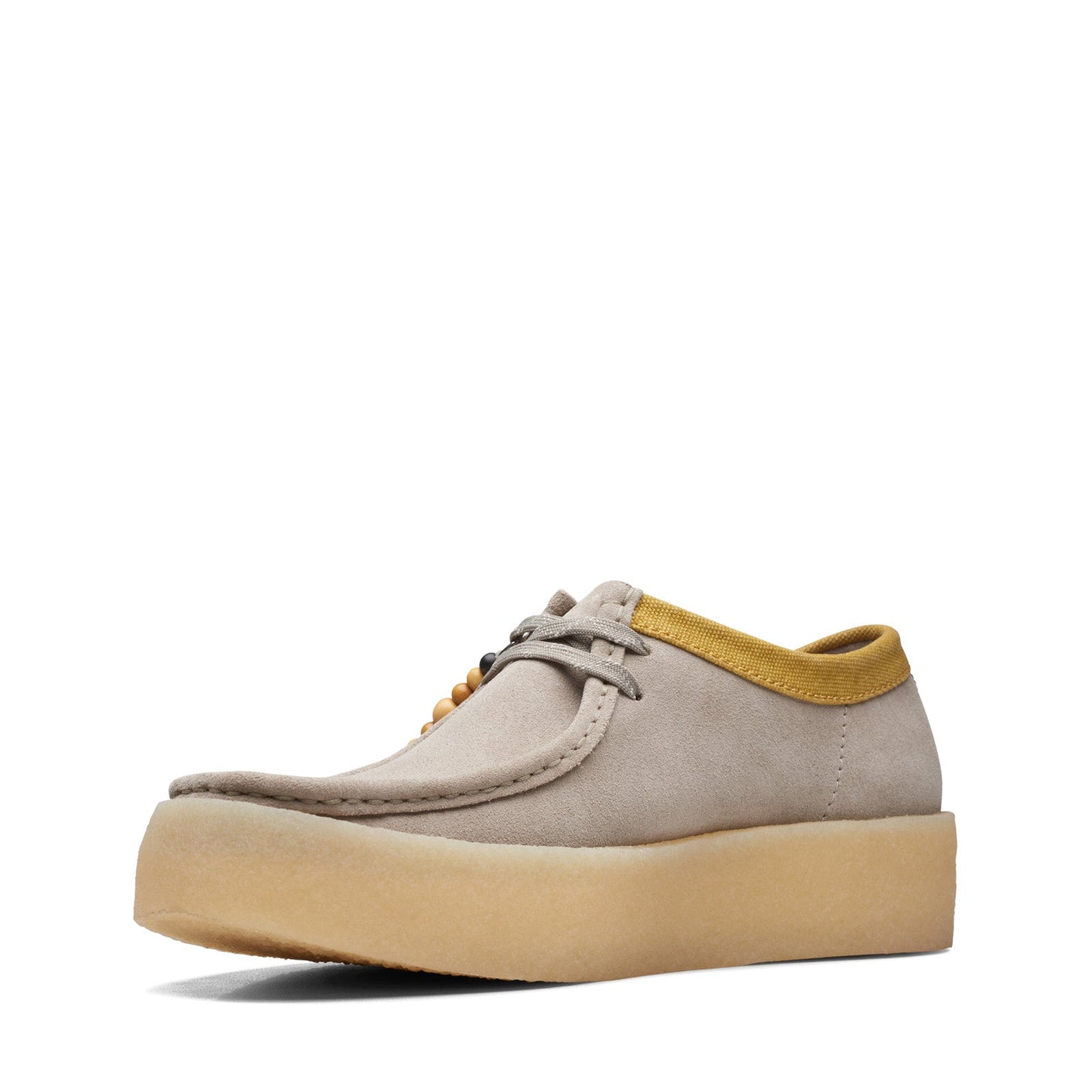 Clarks Wallabee Cup 26170043 Mens Gray Oxfords & Lace Ups Casual Shoes