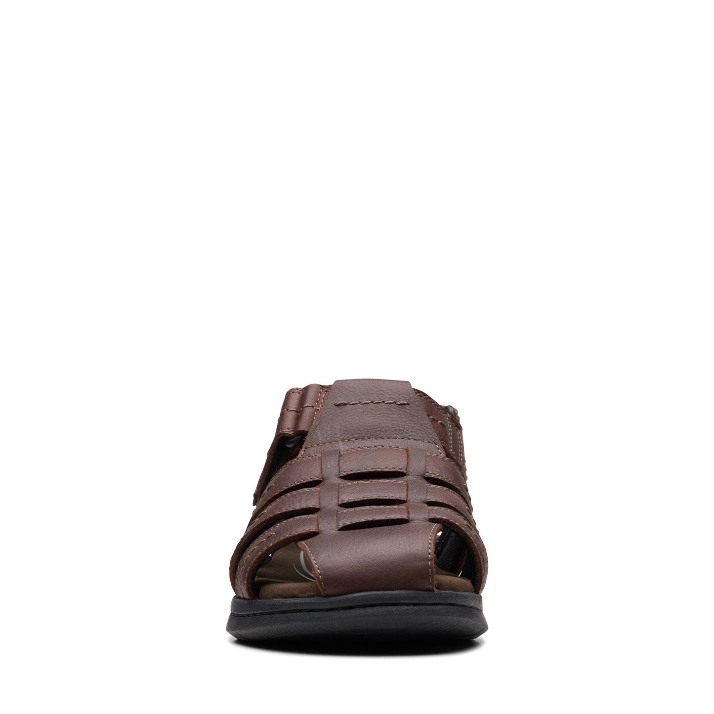 Clarks Walkford Fish 26171794 Mens Brown Leather Strap Sport Sandals Shoes