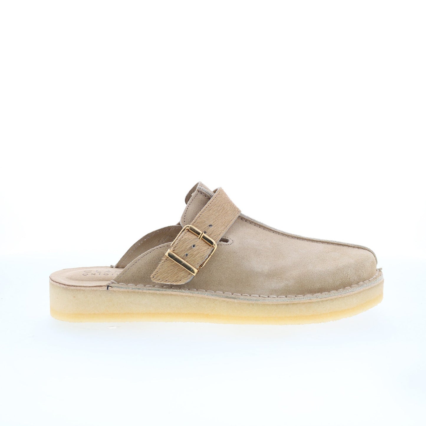 Clarks Trek Mule 26171989 Mens Gray Suede Mules Slippers Shoes