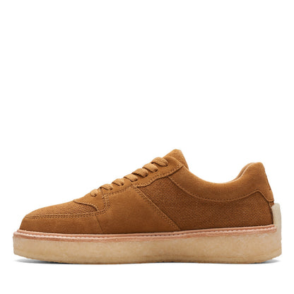 Clarks Sandford 26173373 Mens Brown Leather Lifestyle Sneakers Shoes