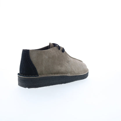 Clarks Desert Trek 26173652 Mens Gray Oxfords & Lace Ups Casual Shoes