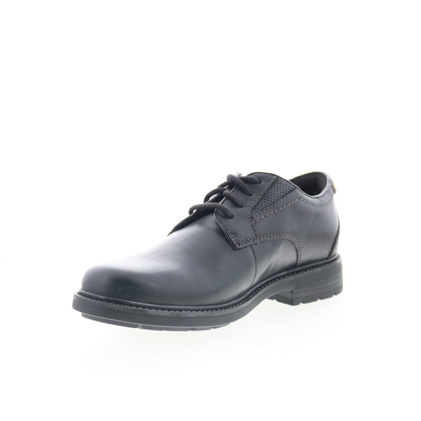 Clarks Un Shire Low 26174652 Mens Black Oxfords & Lace Ups Plain Toe Shoes