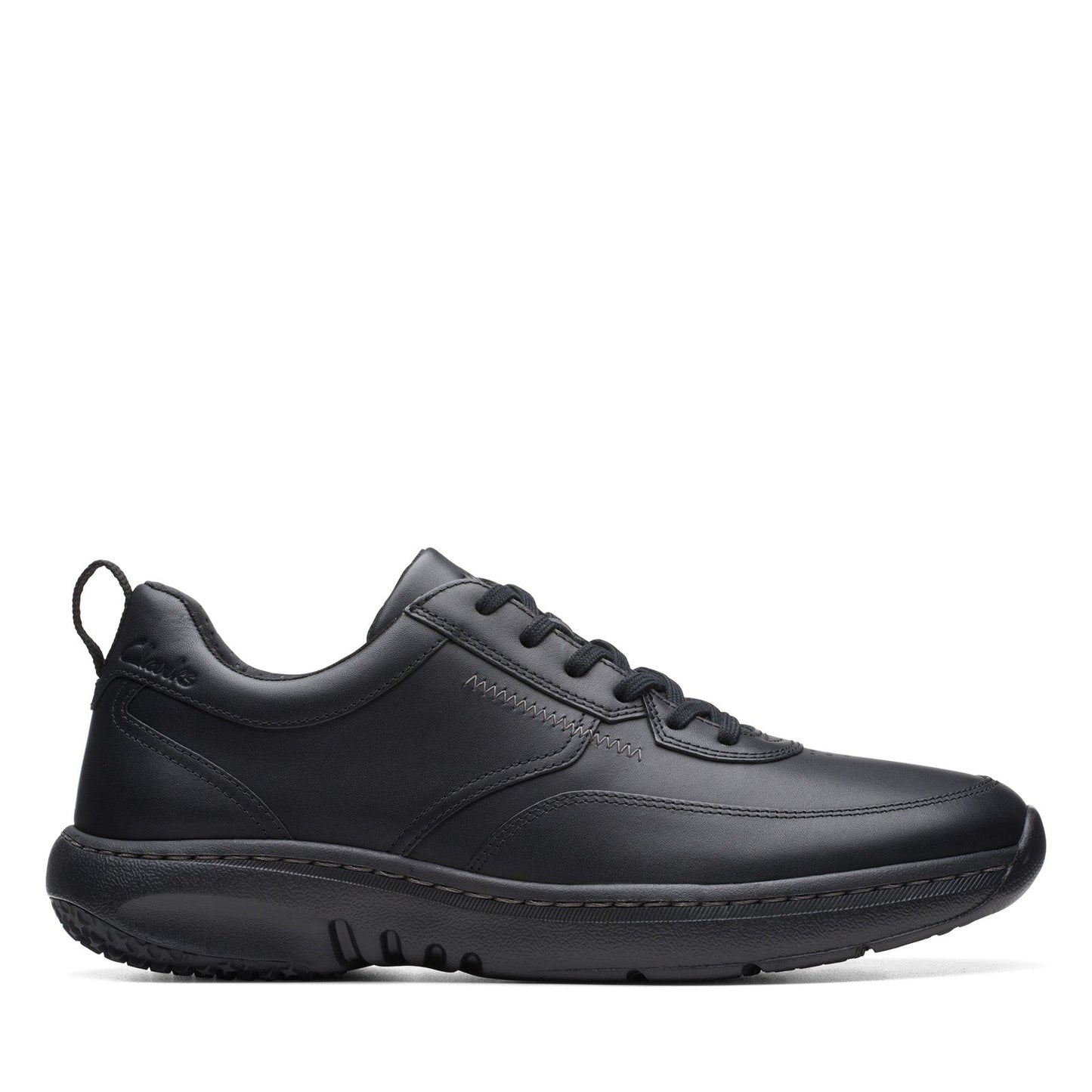 Clarks Pro Lace Mens Black Wide Oxfords & Lace Ups Casual Shoes