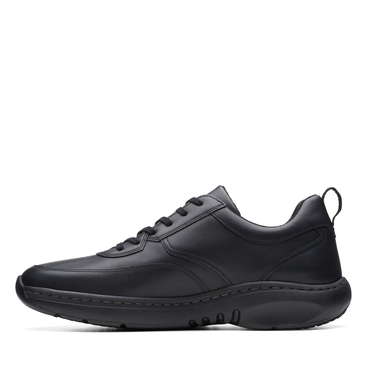 Clarks Pro Lace Mens Black Wide Oxfords & Lace Ups Casual Shoes