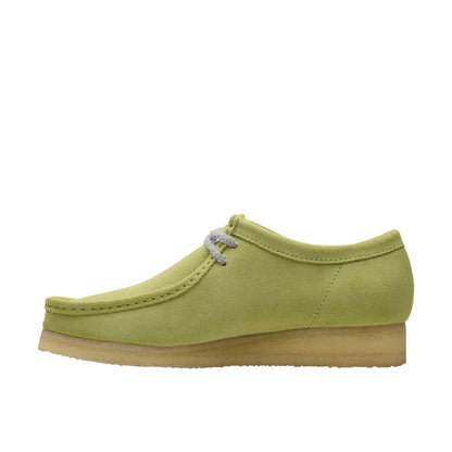 Clarks Wallabee 26175855 Mens Green Suede Oxfords & Lace Ups Casual Shoes