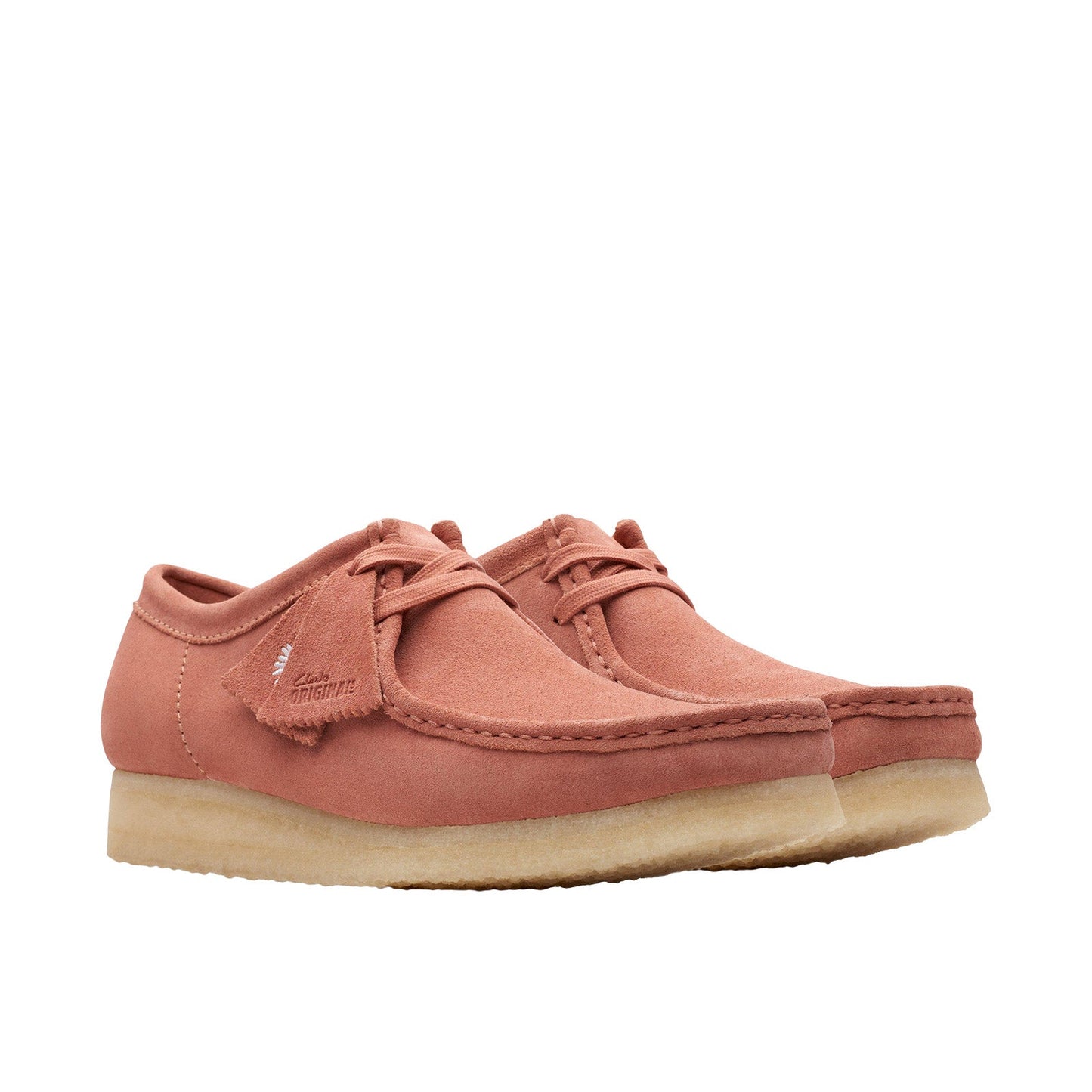 Clarks Wallabee 26176547 Mens Orange Oxfords & Lace Ups Casual Shoes