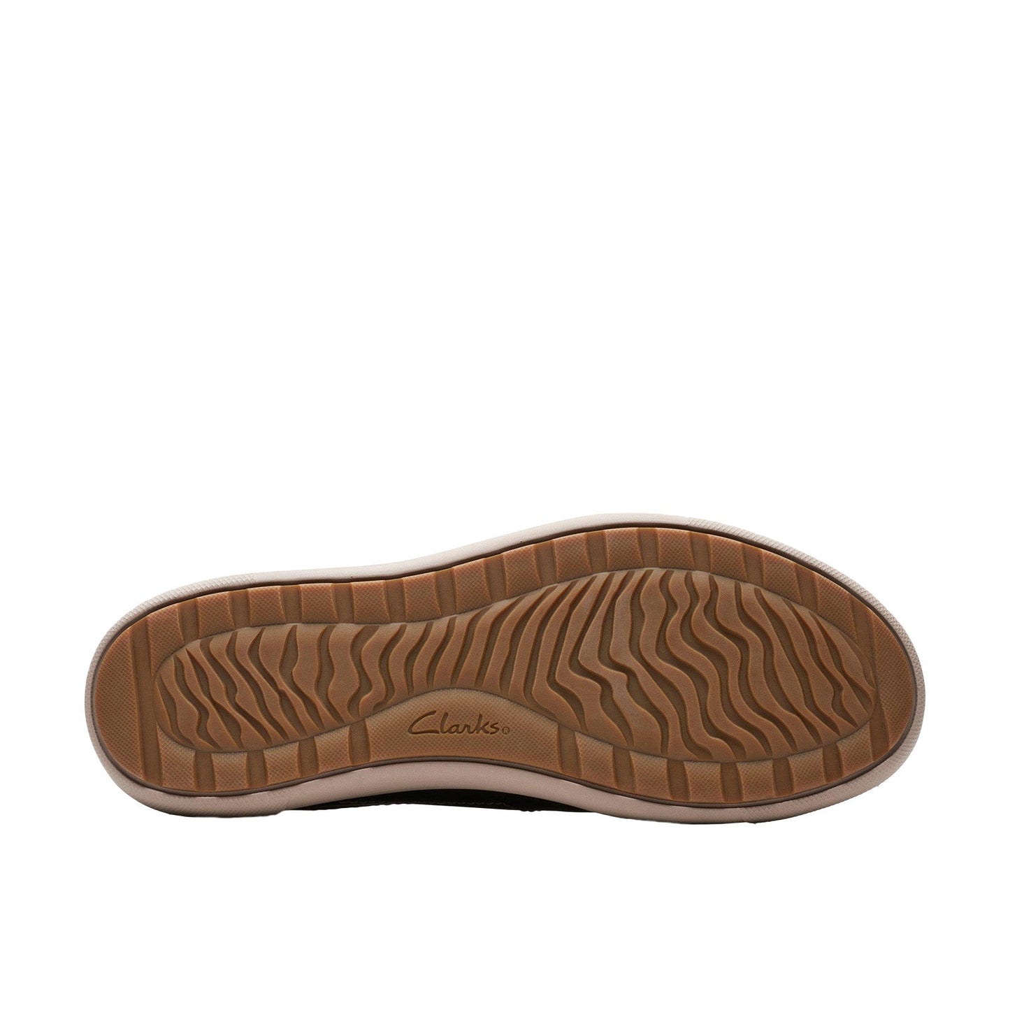 Clarks Mapstone Step Mens Brown Wide Loafers & Slip Ons Casual Shoes