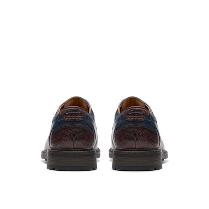 Clarks Un Shire Vibe 26176914 Mens Blue Oxfords & Lace Ups Cap Toe Shoes