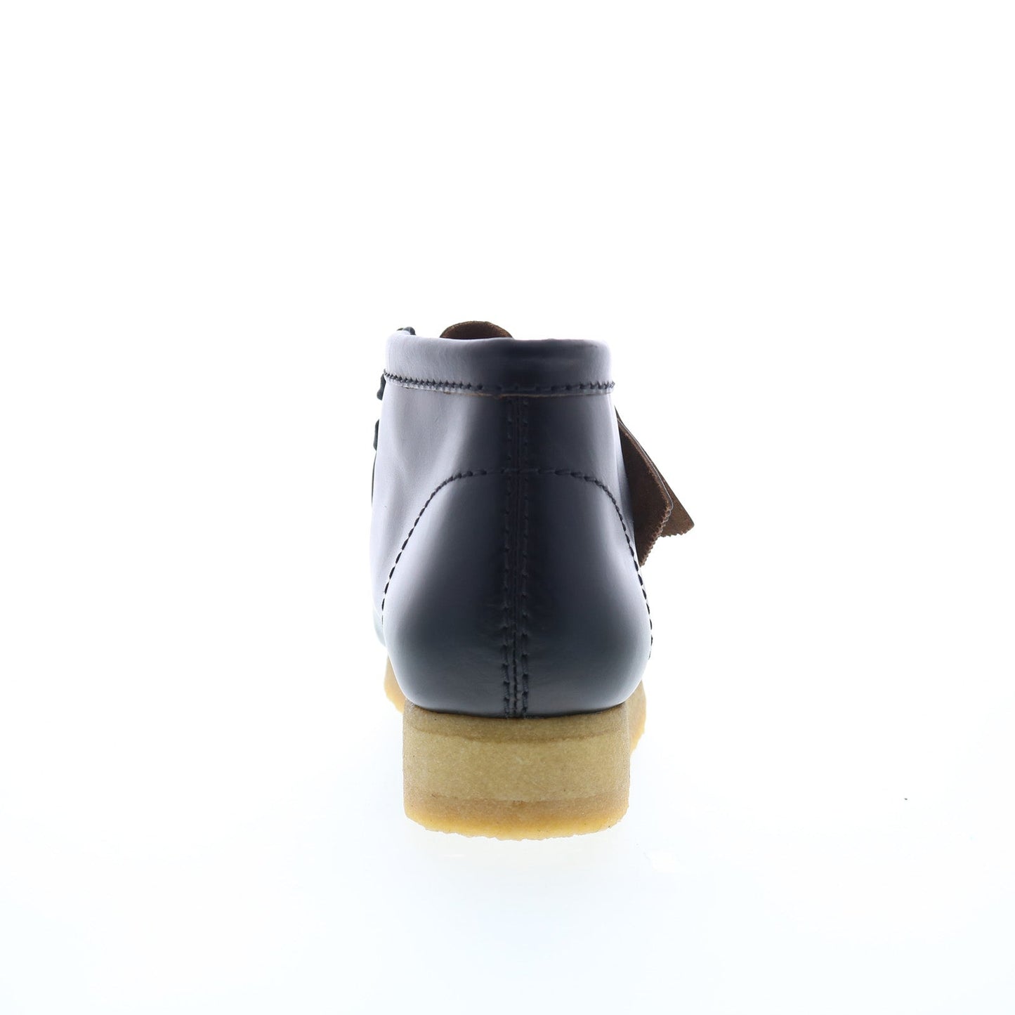 Clarks Wallabee Boot 26179167 Mens Black Leather Lace Up Chukkas Boots