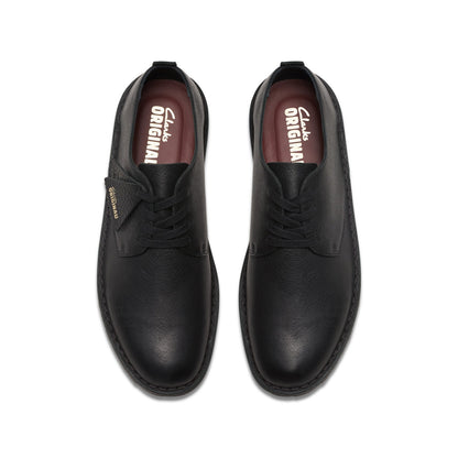 Clarks Desert Rock LO 26179178 Mens Black Oxfords & Lace Ups Plain Toe Shoes