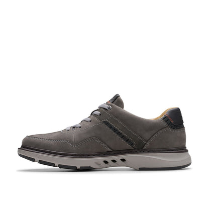 Clarks Un Briley Vibe Mens Gray Wide Oxfords & Lace Ups Casual Shoes