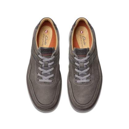 Clarks Un Briley Vibe Mens Gray Wide Oxfords & Lace Ups Casual Shoes