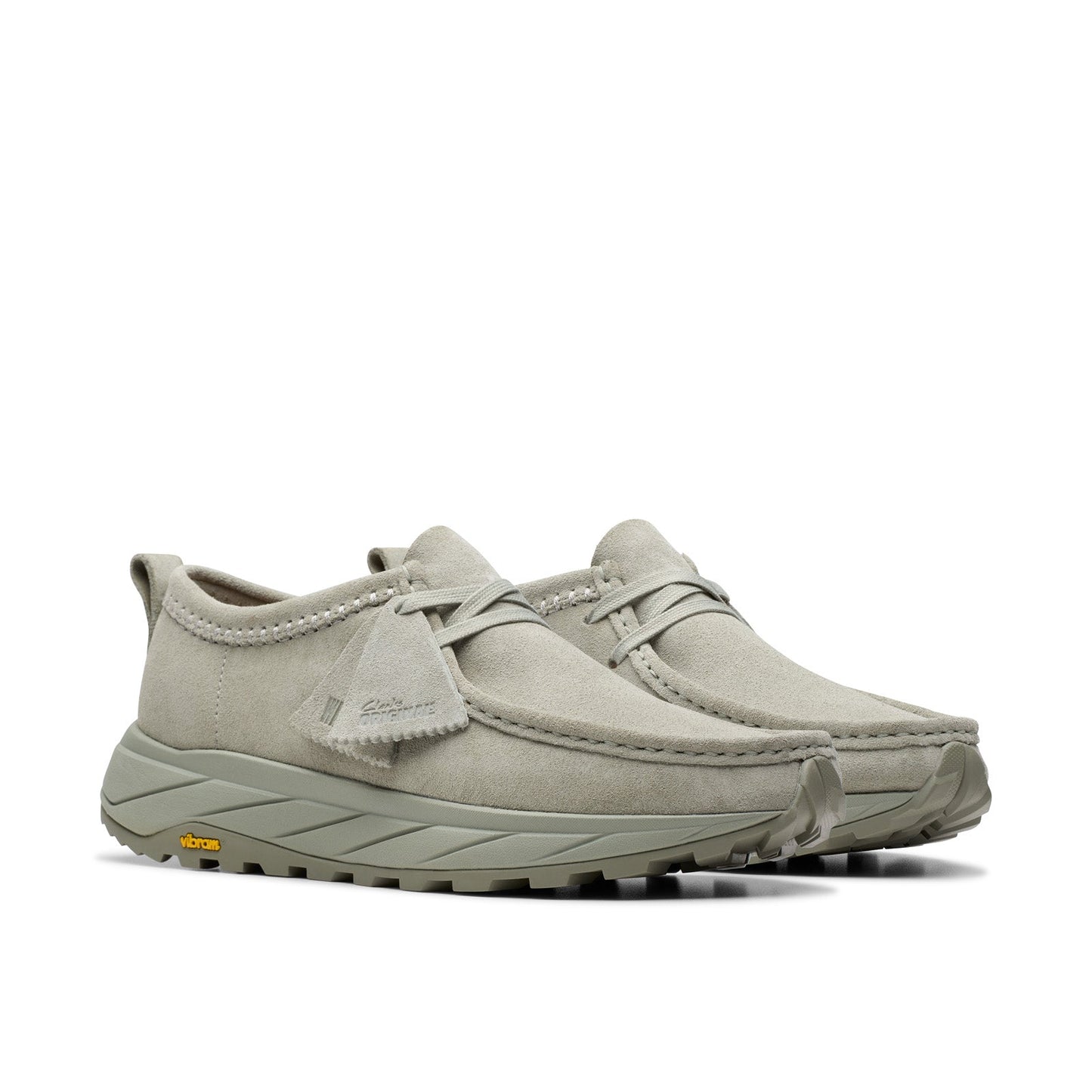 Clarks Walla Eden LO 26180646 Mens Gray Suede Lifestyle Sneakers Shoes
