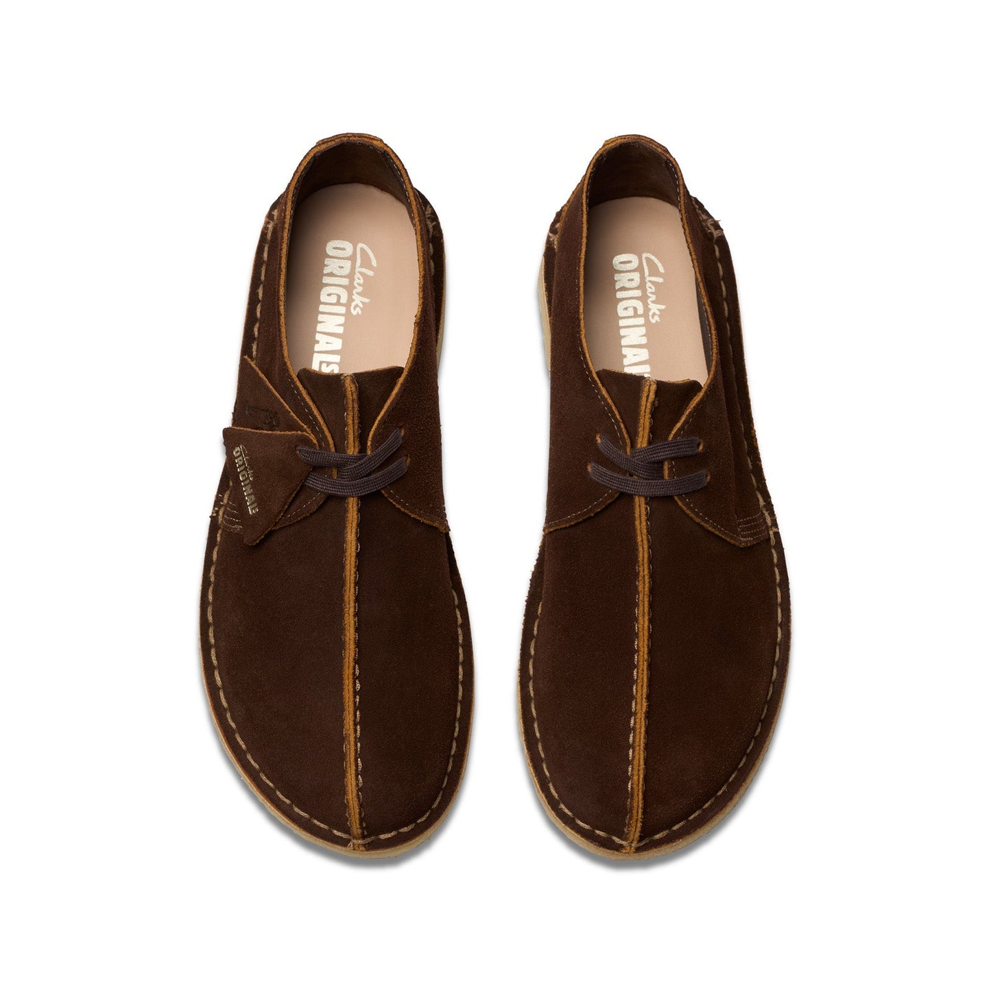 Clarks Desert Trek 26180655 Mens Brown Oxfords & Lace Ups Casual Shoes