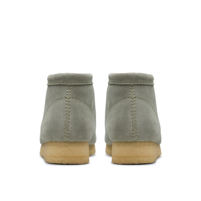 Clarks Wallabee Boot 26181139 Mens Gray Suede Lace Up Chukkas Boots
