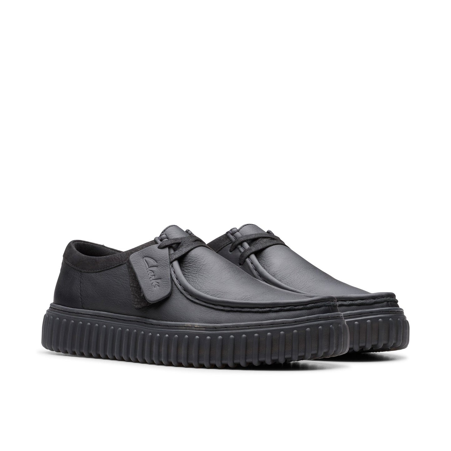 Clarks Torhill LO 26181385 Mens Black Oxfords & Lace Ups Casual Shoes