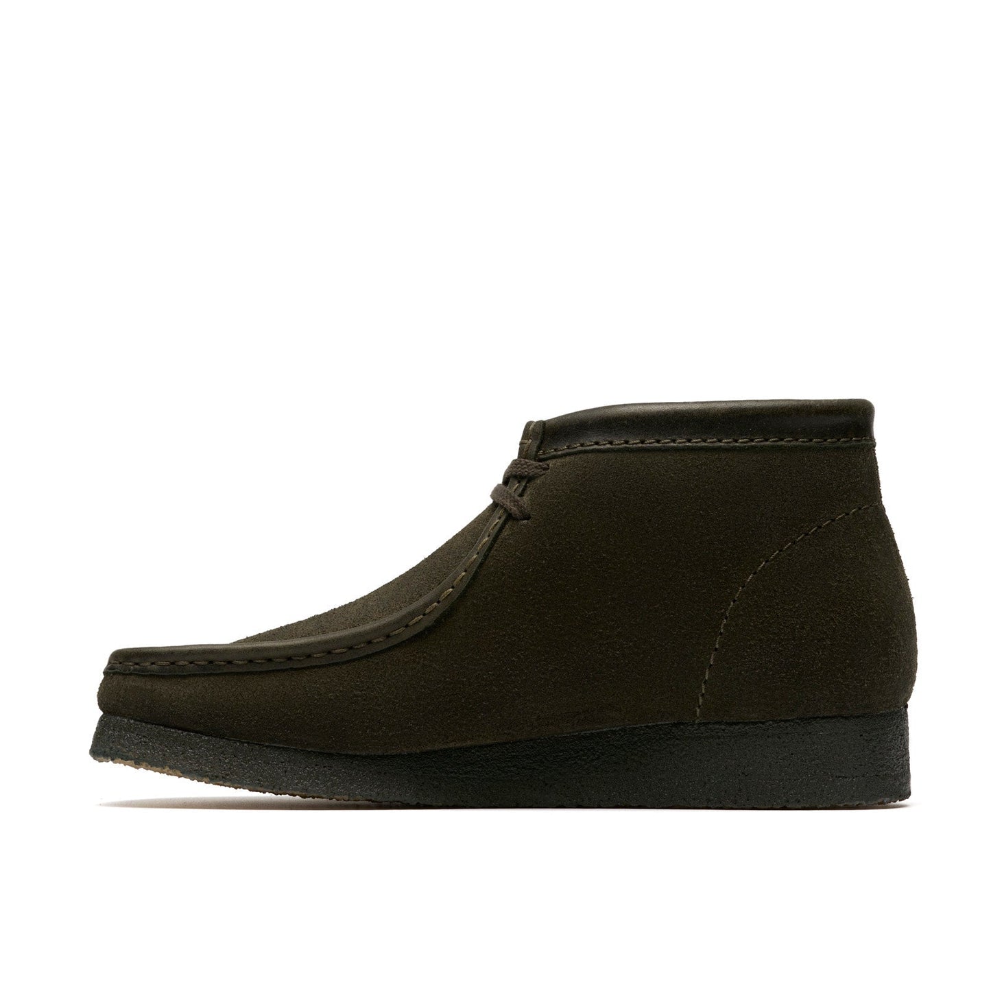 Clarks Wallabee Boot 26182750 Mens Green Suede Lace Up Chukkas Boots