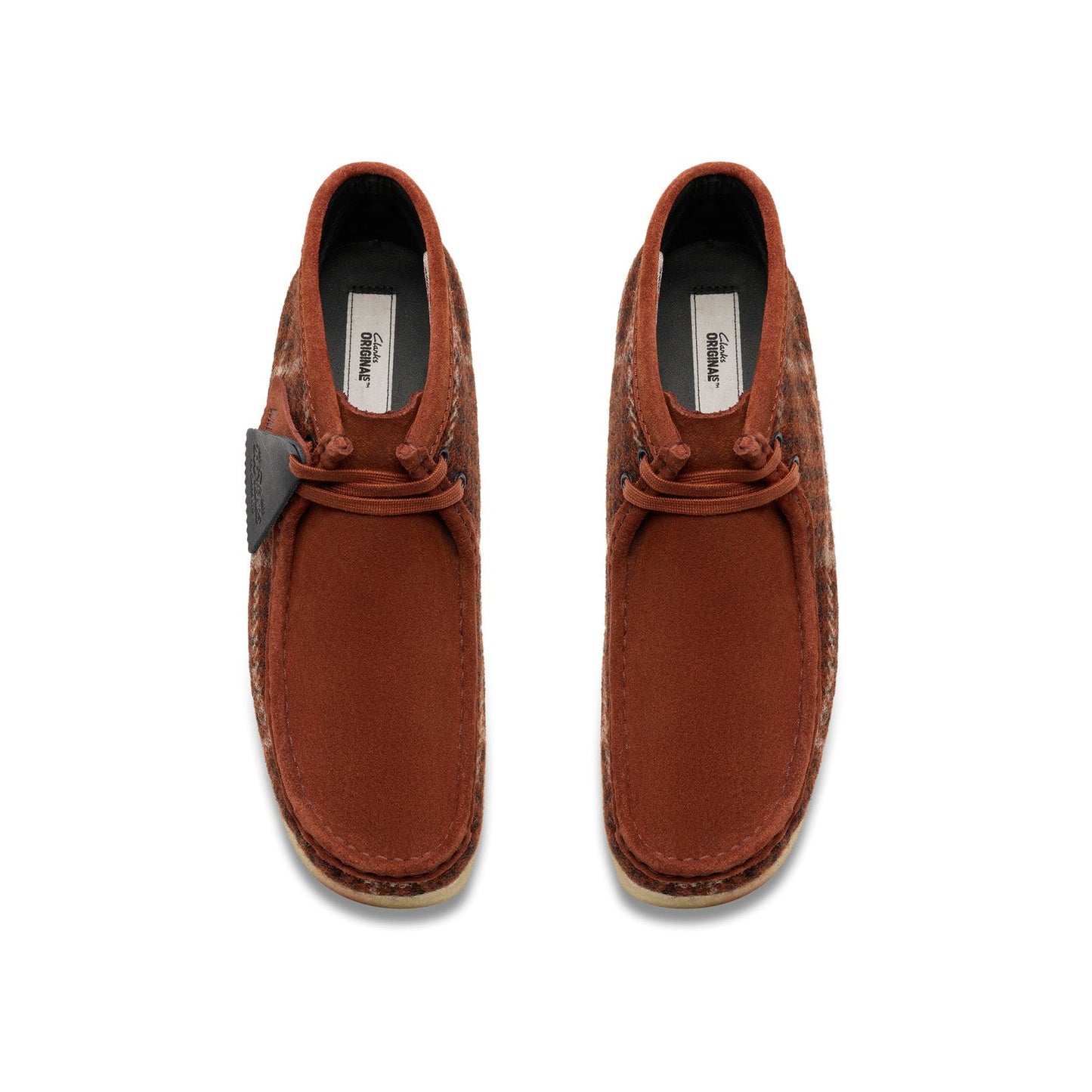 Clarks Wallabee Boot 26182793 Mens Brown Synthetic Lace Up Chukkas Boots