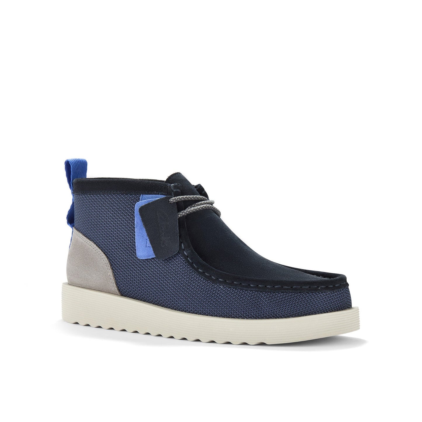 Clarks Wallabee FTR 2 Boot 26183459 Mens Blue Suede Lace Up Chukkas Boots
