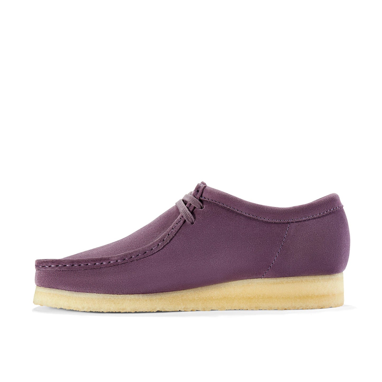 Clarks Wallabee 26183759 Mens Purple Suede Oxfords & Lace Ups Casual Shoes