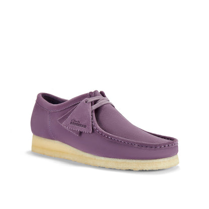 Clarks Wallabee 26183759 Mens Purple Suede Oxfords & Lace Ups Casual Shoes