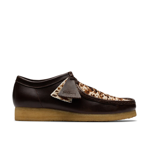 Clarks Wallabee 26183768 Mens Brown Leather Oxfords & Lace Ups Casual Shoes