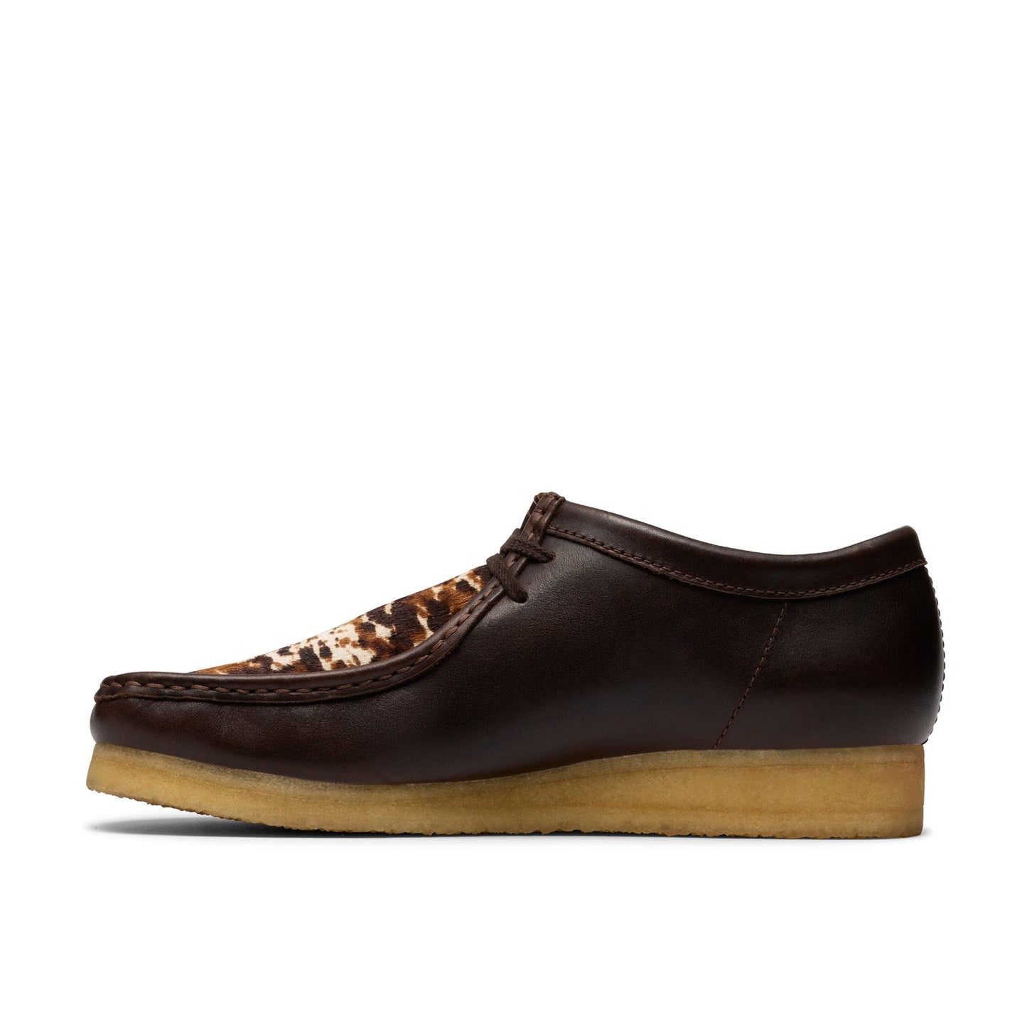 Clarks Wallabee 26183768 Mens Brown Leather Oxfords & Lace Ups Casual Shoes