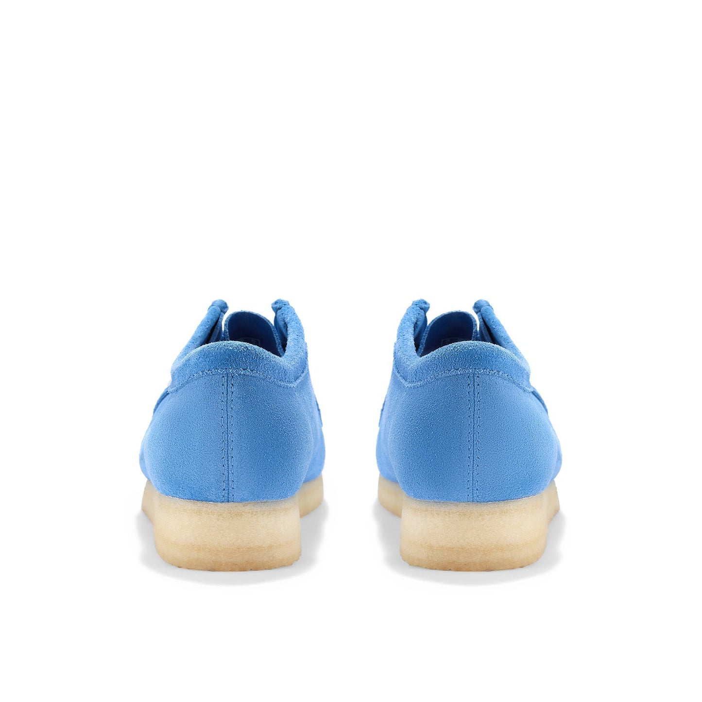 Clarks Wallabee 26183800 Mens Blue Suede Oxfords & Lace Ups Casual Shoes
