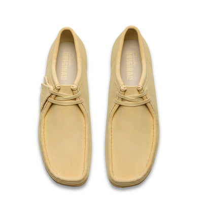 Clarks Wallabee 26185559 Mens Beige Suede Oxfords & Lace Ups Casual Shoes