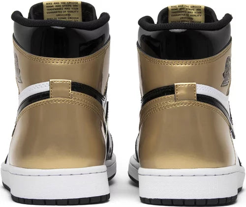 Nike Mens Air Jordan 1 Retro High OG NRG Sneakers - 'Gold Toe'