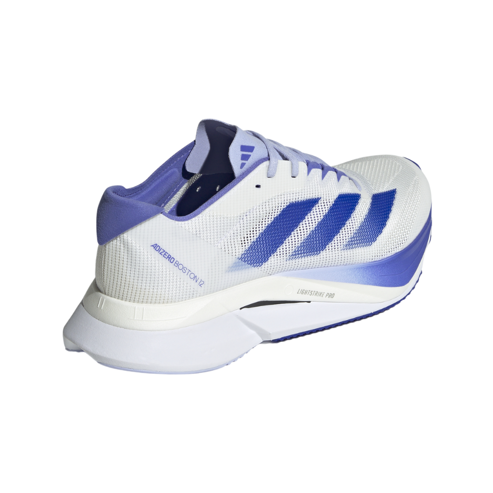 Adizero Boston 12 Women's :Cloud White | Lucid Blue