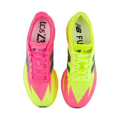 FuelCell SuperComp Elite v5 TCS London Marathon (D) Men's :Pink Heat | Alkaline Green