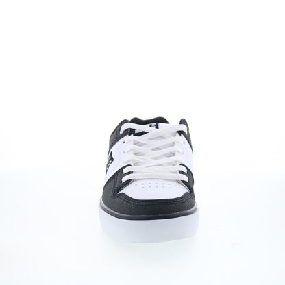 DC Pure 300660-XKWK Mens Black Leather Skate Inspired Sneakers Shoes