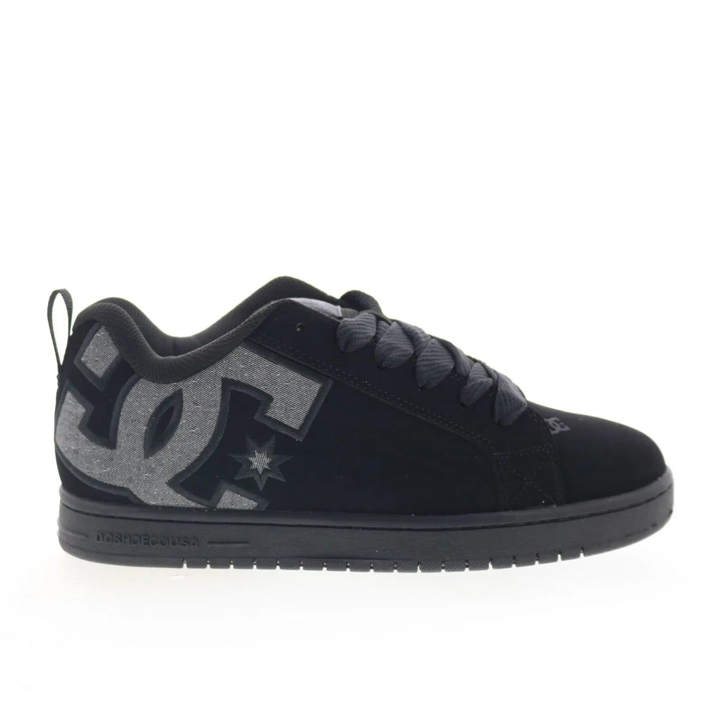 DC Court Graffik SE 300927-KDW Mens Black Skate Inspired Sneakers Shoes