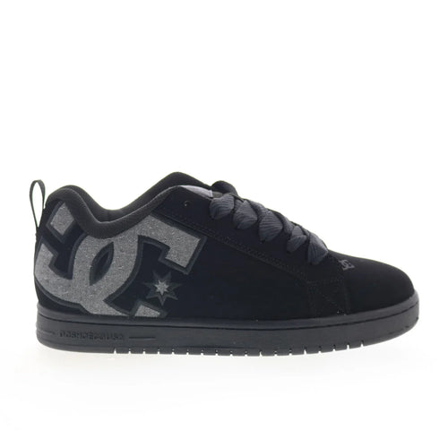 DC Court Graffik SE 300927-KDW Mens Black Skate Inspired Sneakers Shoes