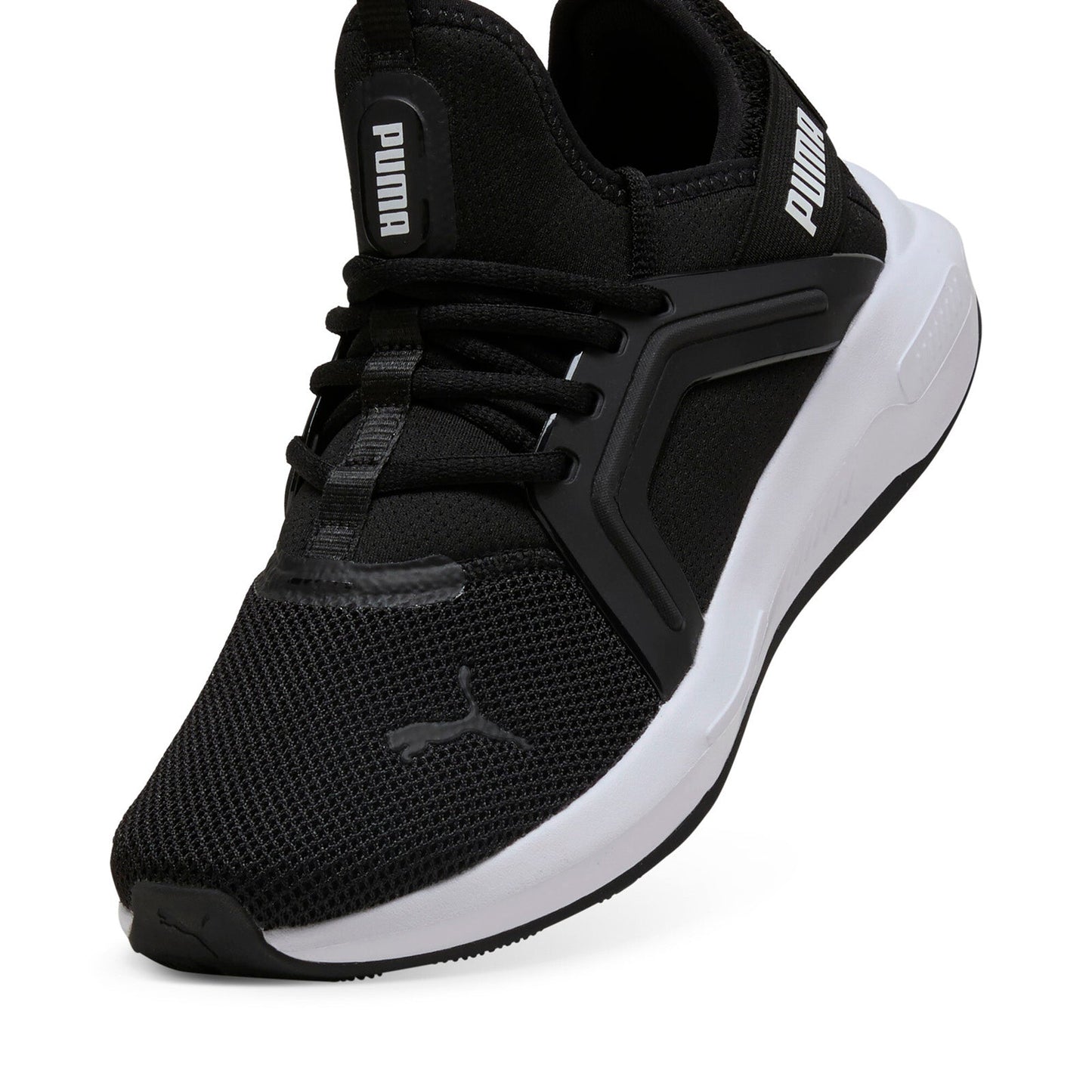 Puma Softride Enzo 5 Wide 31194702 Mens Black Wide Athletic Running Shoes