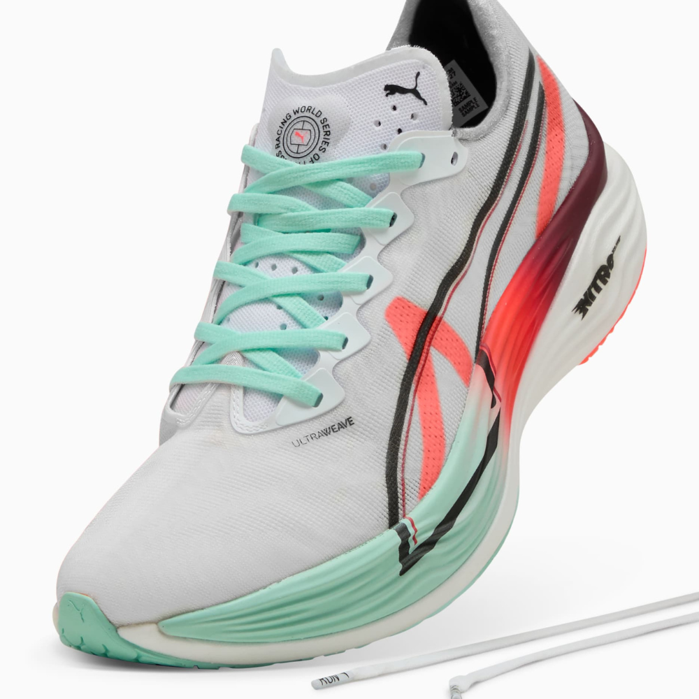 Hyrox Deviate Nitro Elite 3 Women's :White | Glowing Red