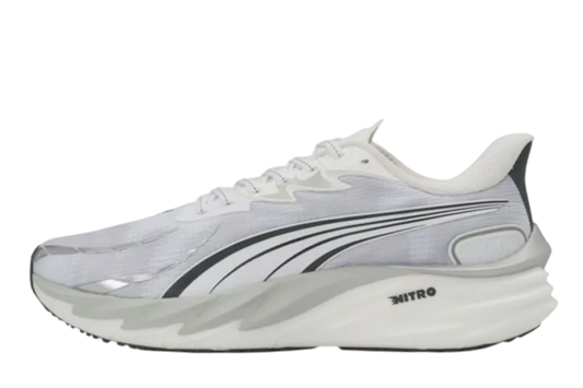 Velocity Nitro 4 Charbon Limited Men's :PUMA White | Strong Gray