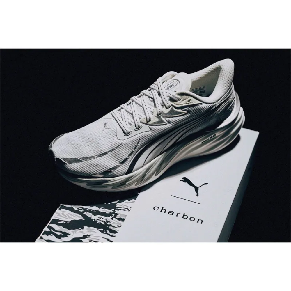 Velocity Nitro 4 Charbon Limited Men's :PUMA White | Strong Gray