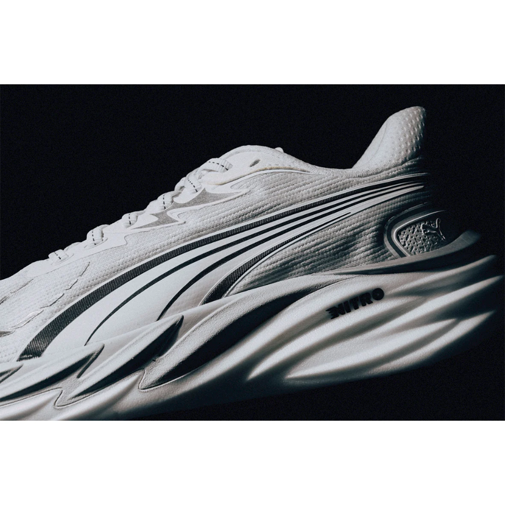 Velocity Nitro 4 Charbon Limited Men's :PUMA White | Strong Gray