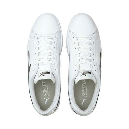 Puma Smash V2 L 36521501 Mens White Leather Lifestyle Sneakers Shoes