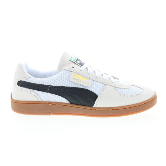 Puma Super Team OG 39042409 Mens White Suede Lifestyle Sneakers Shoes
