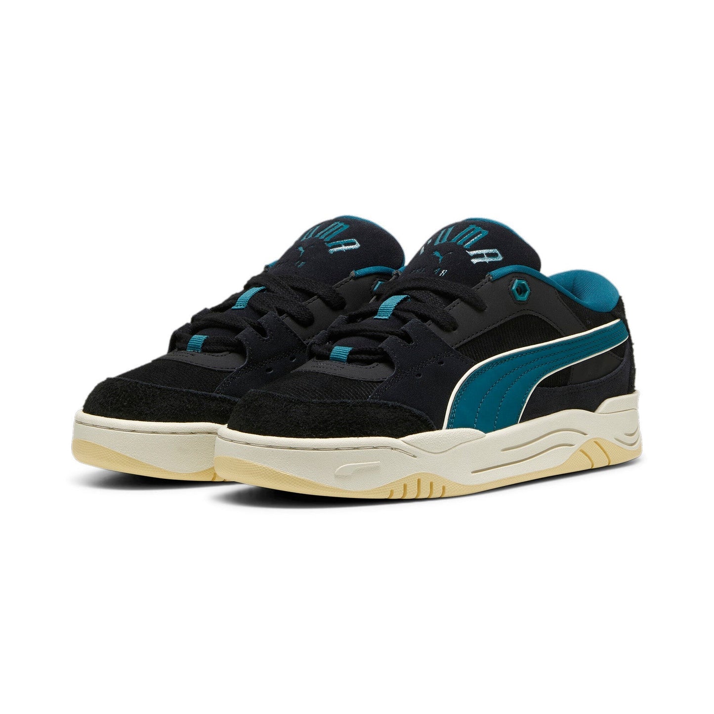 Puma-180 Play.Paris. 39841401 Mens Black Suede Lifestyle Sneakers Shoes