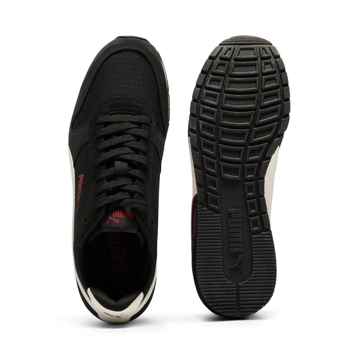 Puma ST Miler Nylon 39890903 Mens Black Canvas Lifestyle Sneakers Shoes