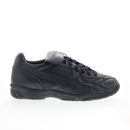 Puma King Indoor 40168311 Mens Black Leather Lifestyle Sneakers Shoes